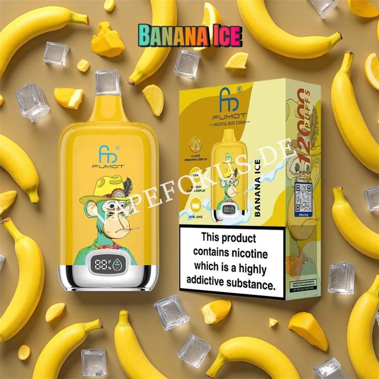 Banana Ice 12k Fumot Digital Box 12000 Vfsdeiirt12000n2