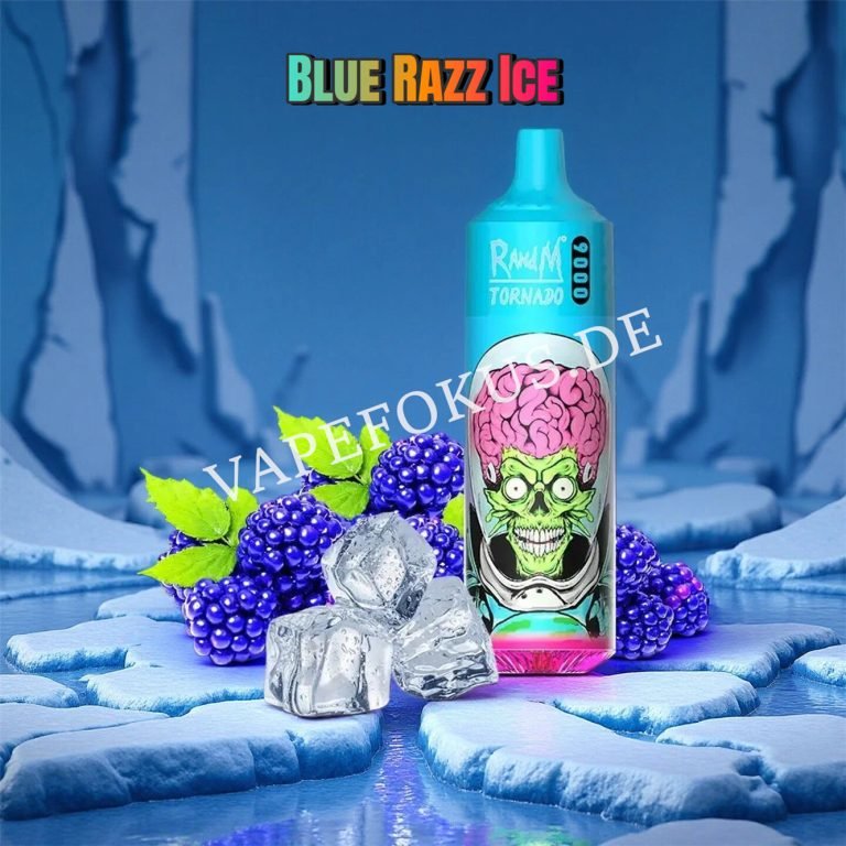 Blue Razz Ice Randm Tornado 9000 Vfsdeiirt9000