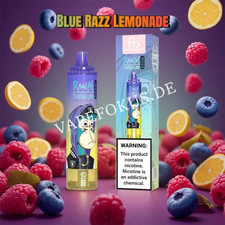 Blue Razz Lemonade 15k Randm Tornado 15000 Vfsdeiirt15000