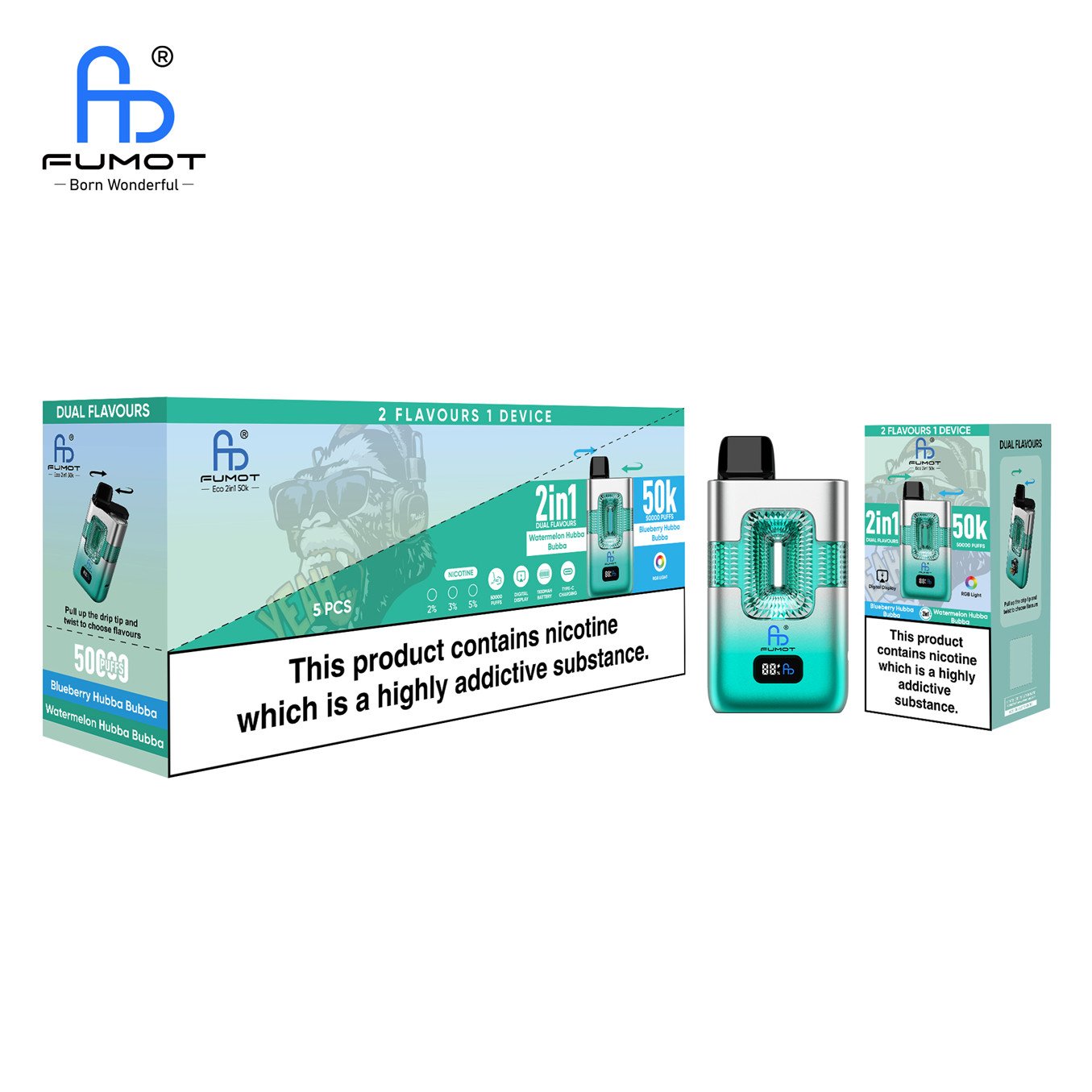 Blueberry Hubba Bubba Watermelon Hubba Bubba 50k Randm Tornado 50000 Vfsdeiirt50000