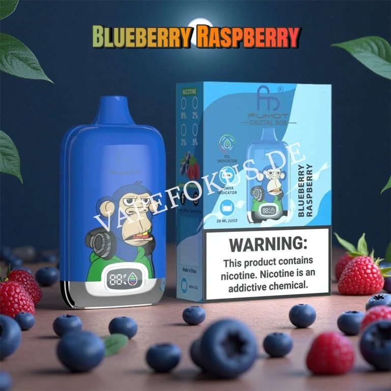 Blueberry Raspberry 12k Fumot Digital Box 12000 Vfsdeiirt12000n2