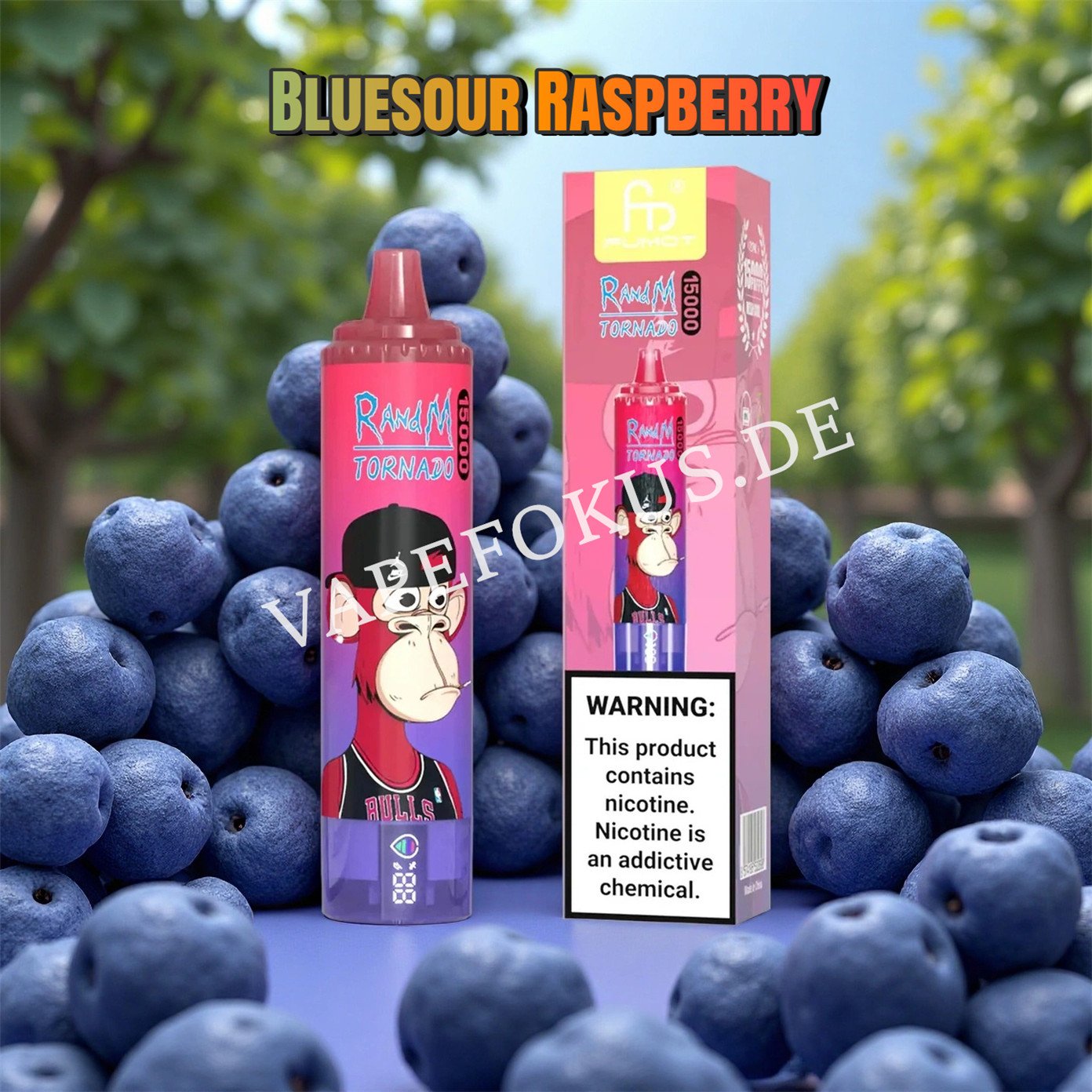 Bluesour Raspberry 15k Randm Tornado 15000 Vfsdeiirt15000