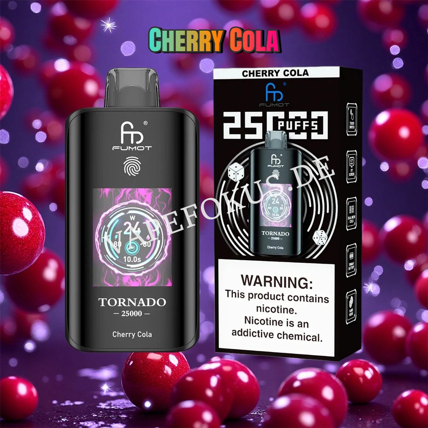 Cherry Cola 25k Randm Tornado 25000 Vfsdeiirt25000