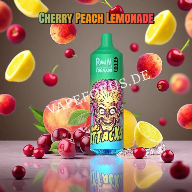 Cherry Peach Lemonade Randm Tornado 9000 Vfsdeiirt9000