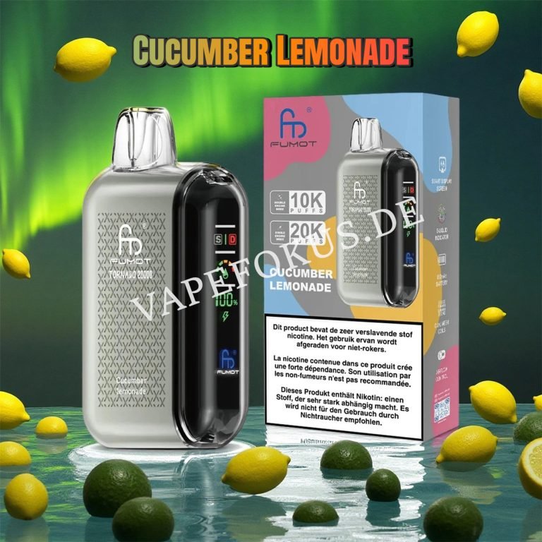 Cucumber Lemonade 20k Fumot Tornado 20000 Vfsdeiirt20000