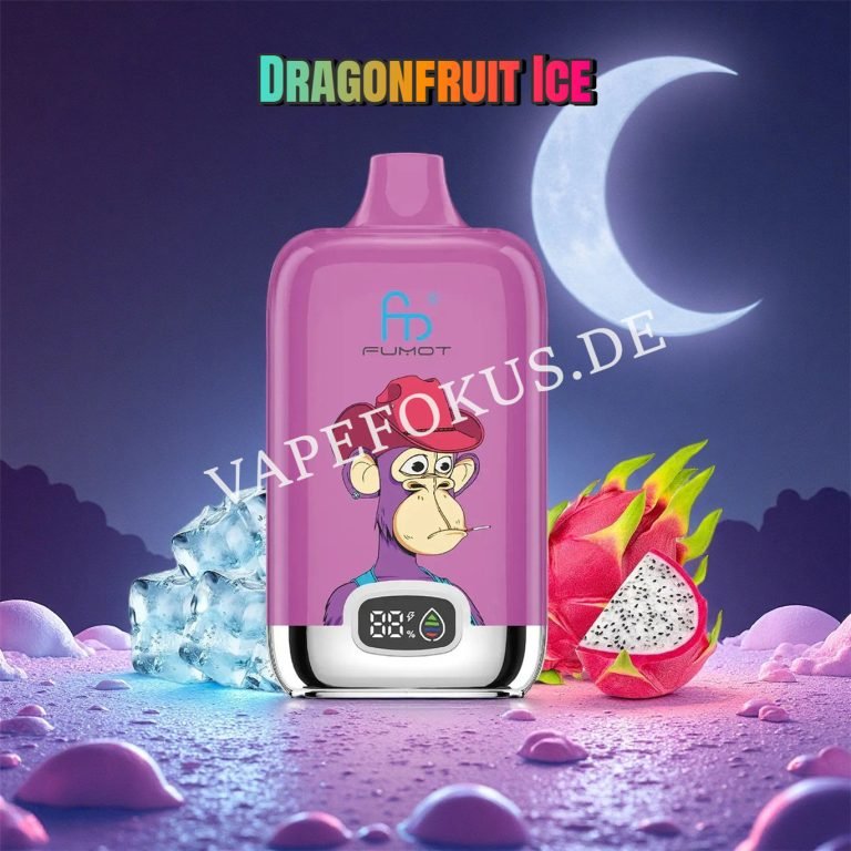Dragonfruit Ice 12k Fumot Digital Box 12000 Vfsdeiirt12000n2