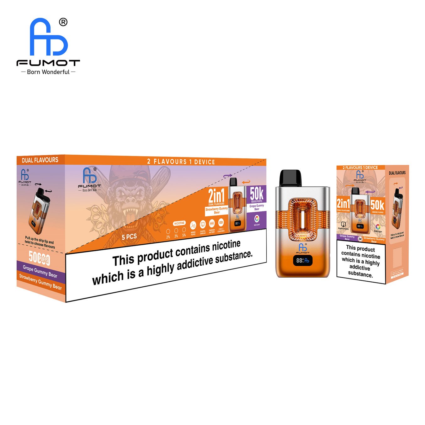 Grape Gummy Bear Strawberry Gummy Bear 50k Randm Tornado 50000 Vfsdeiirt50000