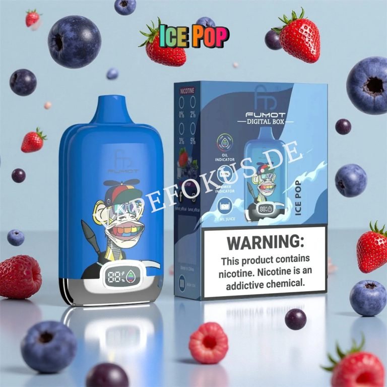 Ice Pop 12k Fumot Digital Box 12000 Vfsdeiirt12000n2