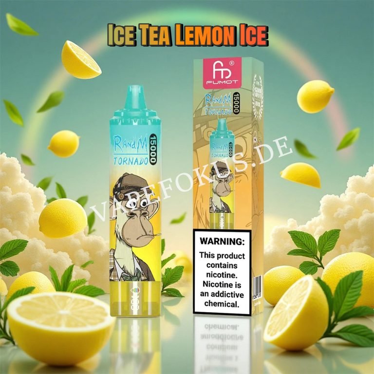 Ice Tea Lemon Ice 15k Randm Tornado 15000 Vfsdeiirt15000