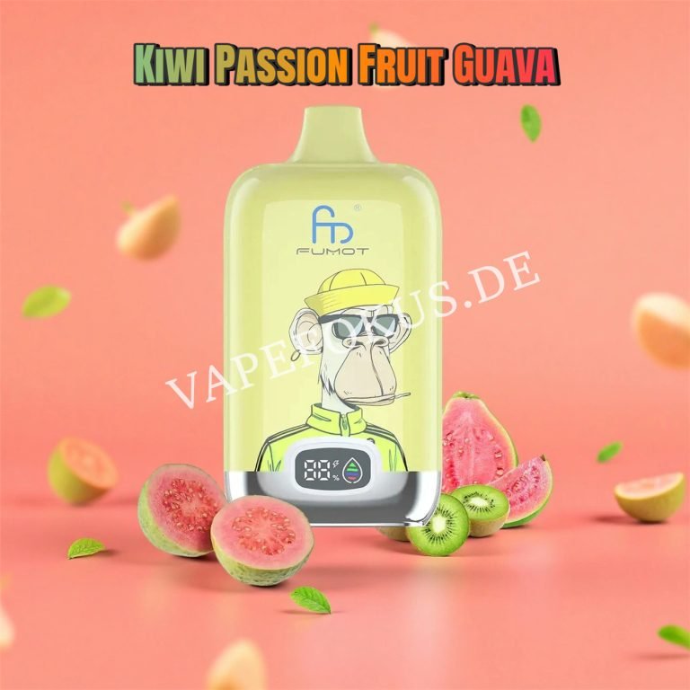 Kiwi Passion Fruit Guava 12k Fumot Digital Box 12000 Vfsdeiirt12000n2