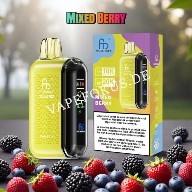 Mixed Berry 20k Fumot Tornado 20000 Vfsdeiirt20000