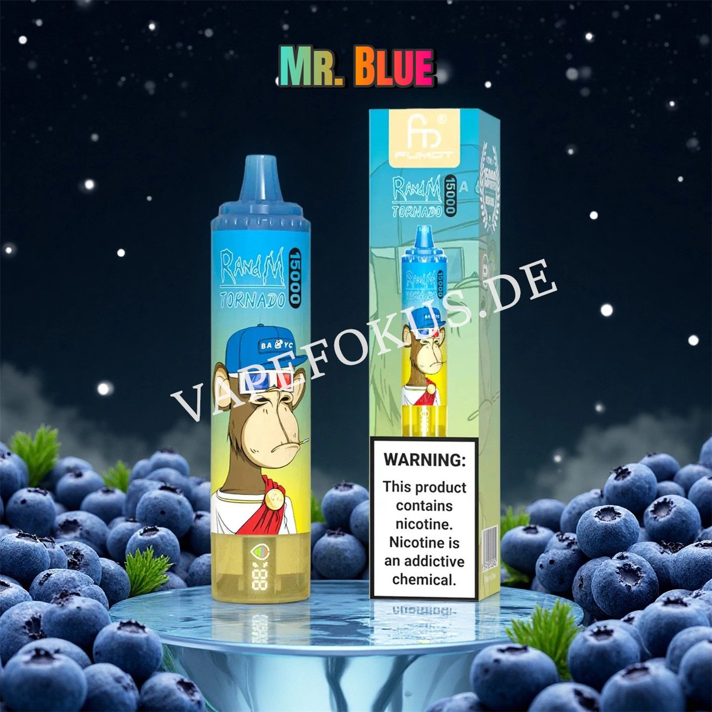 Mr Blue 15k Randm Tornado 15000 Vfsdeiirt15000