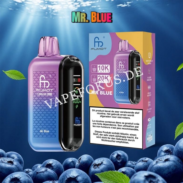 Mr Blue 20k Fumot Tornado 20000 Vfsdeiirt20000