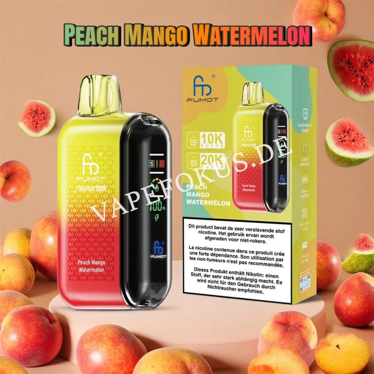 Peach Mango Watermelon 20k Fumot Tornado 20000 Vfsdeiirt20000