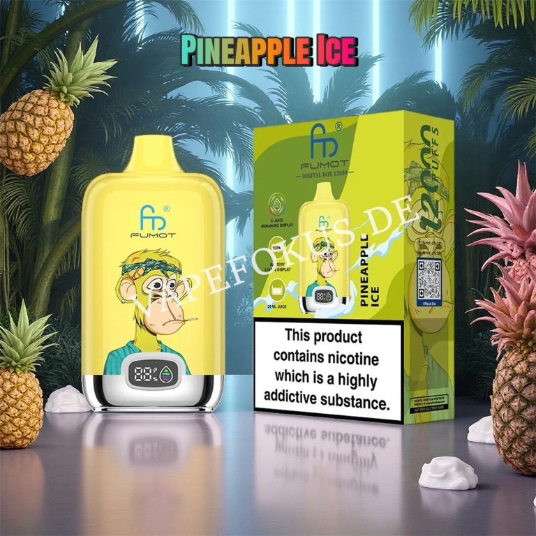Pineapple Ice 12k Fumot Digital Box 12000 Vfsdeiirt12000n2