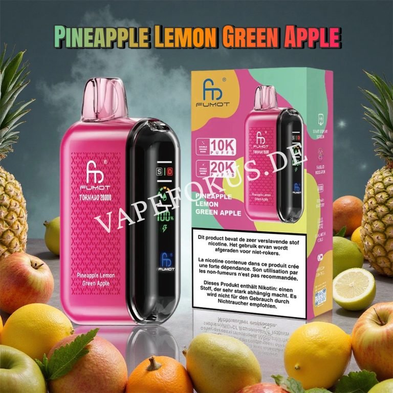 Pineapple Lemon Green Apple 20k Fumot Tornado 20000 Vfsdeiirt20000