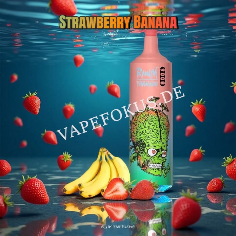 Strawberry Banana Randm Tornado 9000 Vfsdeiirt9000