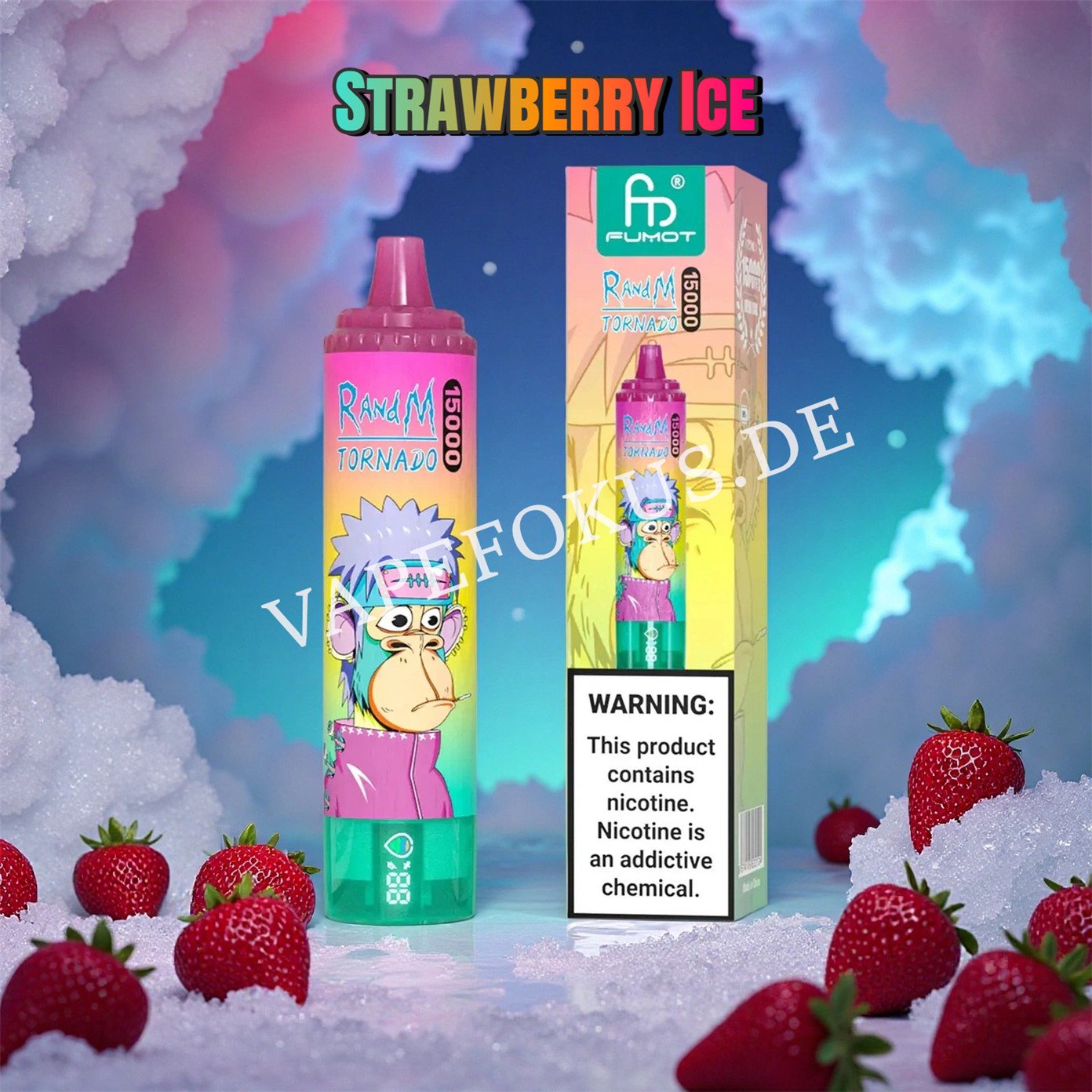 Strawberry Ice 15k Randm Tornado 15000 Vfsdeiirt15000