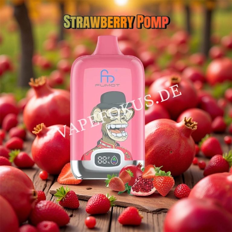 Strawberry Pomp 12k Fumot Digital Box 12000 Vfsdeiirt12000n2