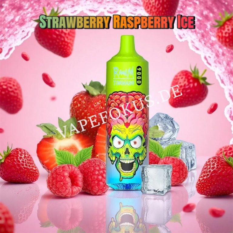 Strawberry Raspberry Ice Randm Tornado 9000 Vfsdeiirt9000