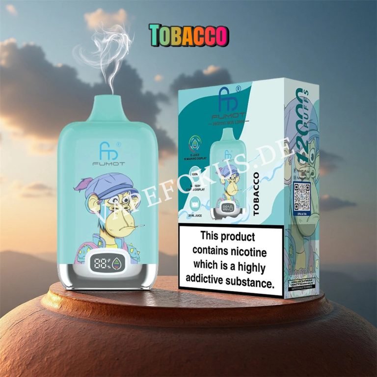 Tobacco 12k Fumot Digital Box 12000 Vfsdeiirt12000n2