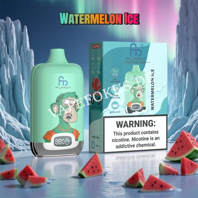 Watermelon Ice 12k Fumot Digital Box 12000 Vfsdeiirt12000n2